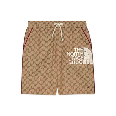 gucci shorts north face|gucci north face fanny pack.